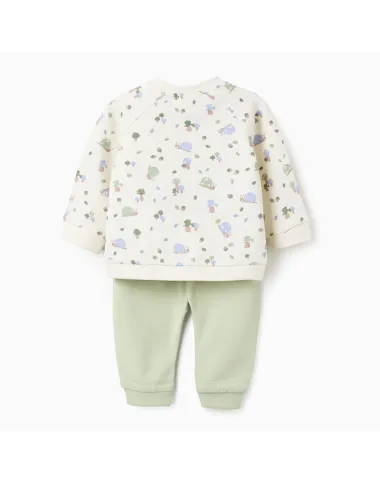 Žalsvas kostiumėlis kūdikiams (0/1-9/12 mėn) - vaizdas iš priekio