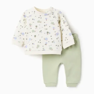 ZIPPY zaļgans mazuļa kombinezons (0/1-9/12 mēneši)