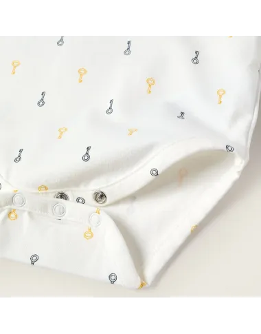 Smėlinukas-marškiniai kūdikiams Raktelis (0/1-12/18 mėn) - vaizdas iš priekio