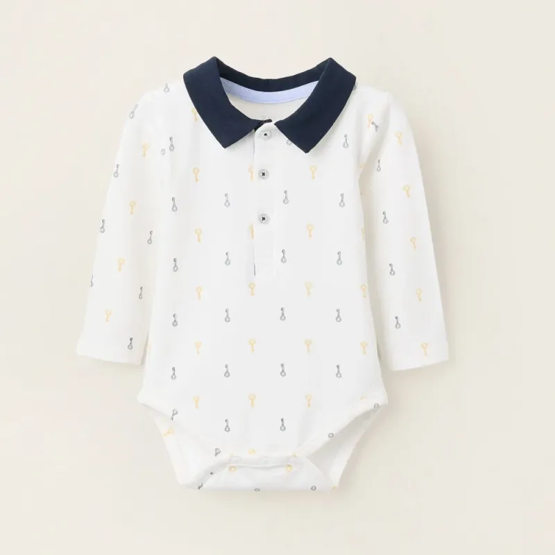 Smėlinukas-marškiniai kūdikiams Raktelis (0/1-12/18 mėn) - vaizdas iš priekio