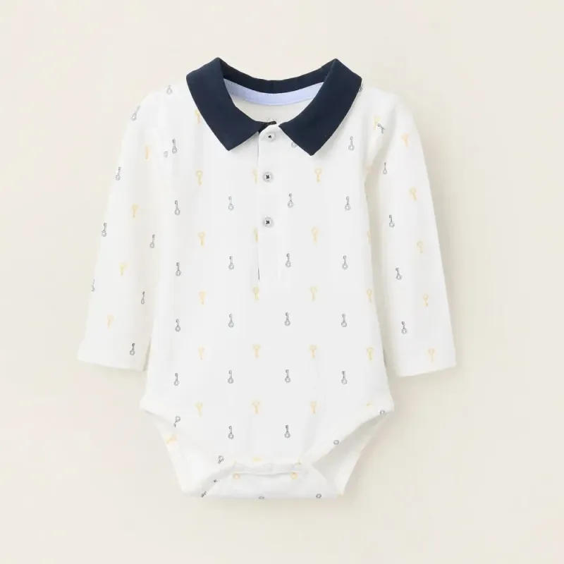 Zīdaiņa krekliņš ar atslēgu (0/1-12/18 mēneši) Zīdaiņa krekliņš ar atslēgu (0/1-12/18 mēneši)