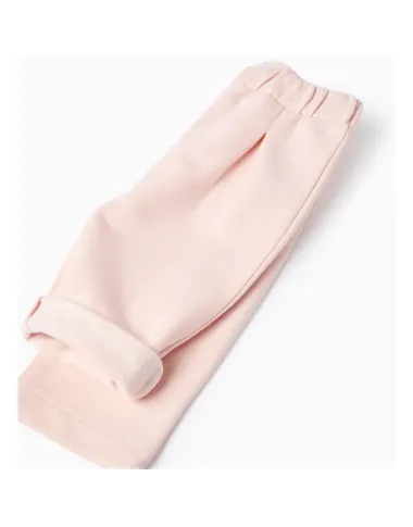 Rausvas kostiumėlis kūdikiams (0/1-9/12 mėn) - vaizdas iš priekio