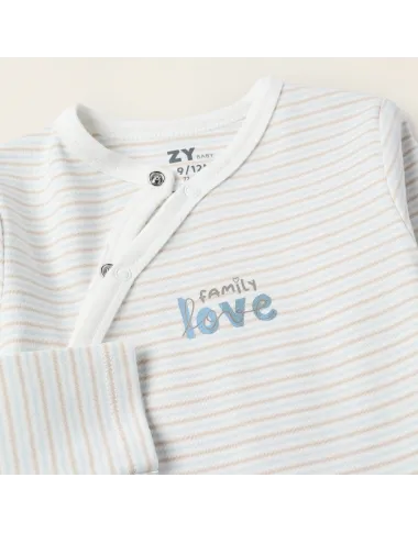 Šliaužtinukas su seilinuku Miško draugai (0/1-18/24 mėn) - vaizdas iš priekio