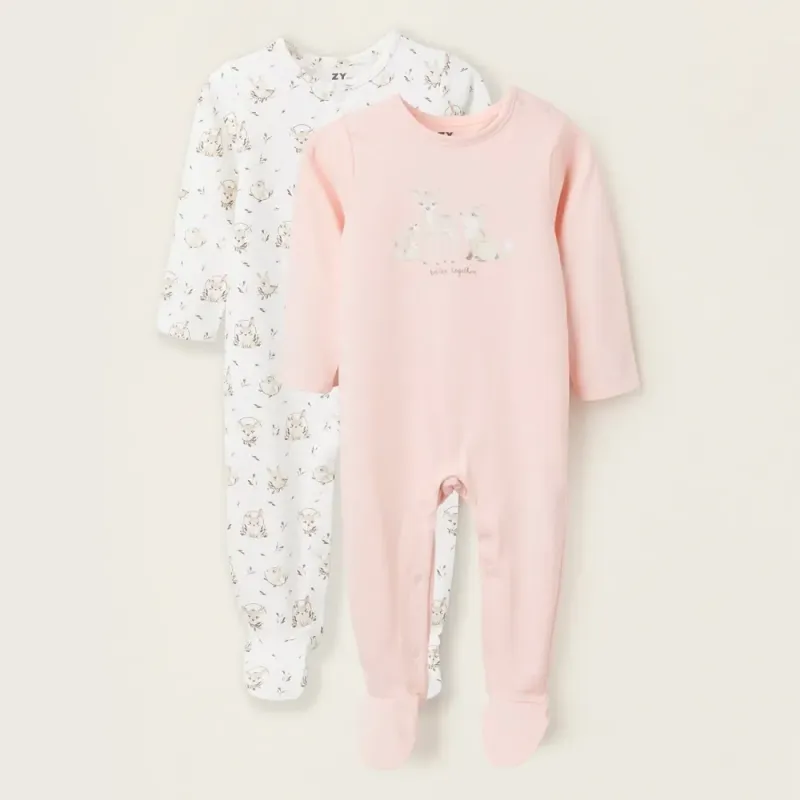 Šliaužtinukai kūdikiams Miškas (2 vnt, 0/1-18/24 mėn) - vaizdas iš priekio Šliaužtinukai kūdikiams Miškas (2 vnt, 0/1-18/24 mėn) - vaizdas iš priekio