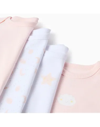 Rozā sandalu komplekts "Night" (4 gab., 3/6-24/36 mēneši)