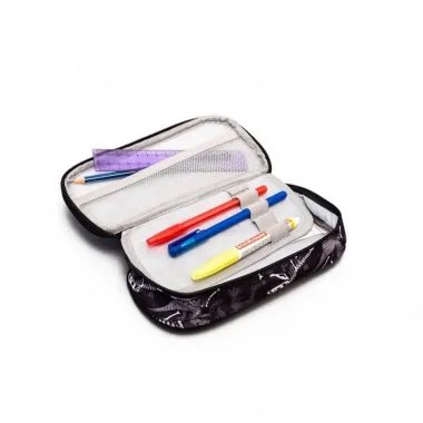 Melns zīmuļu maciņš Spots | Lapute.lt