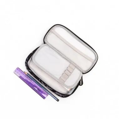 Melns zīmuļu maciņš Spots | Lapute.lt