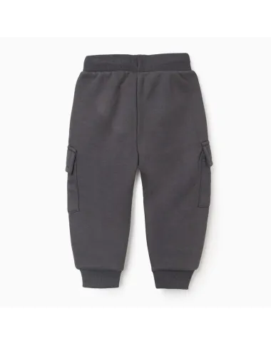 ZIPPY pilkos kelnės (6/9-24/36 mėn) - vaizdas iš priekio ZIPPY pilkos kelnės (6/9-24/36 mėn) - vaizdas iš priekio