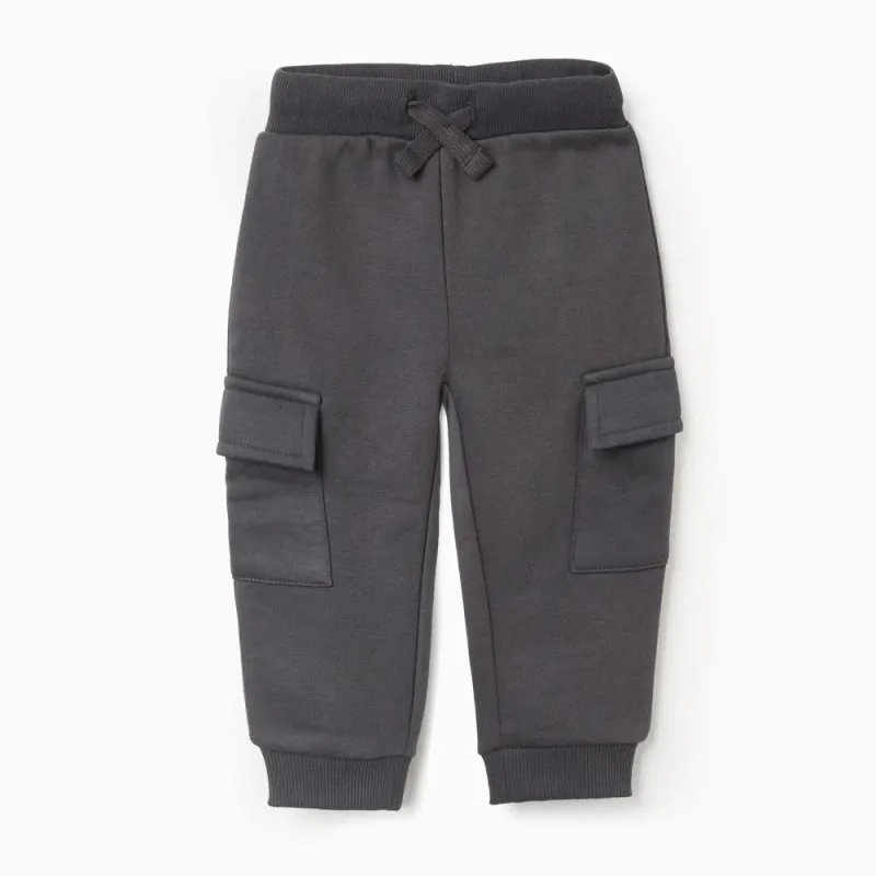 ZIPPY pilkos kelnės (6/9-24/36 mėn) - vaizdas iš priekio