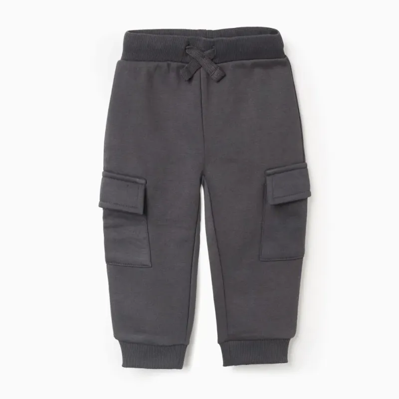 ZIPPY pilkos kelnės (6/9-24/36 mėn) - vaizdas iš priekio
