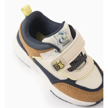 Vaikiški sportiniai rudi batai (19-24) - vaidas iš viršaus