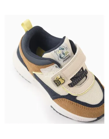 Vaikiški sportiniai rudi batai (19-24) - vaizdas iš priekio