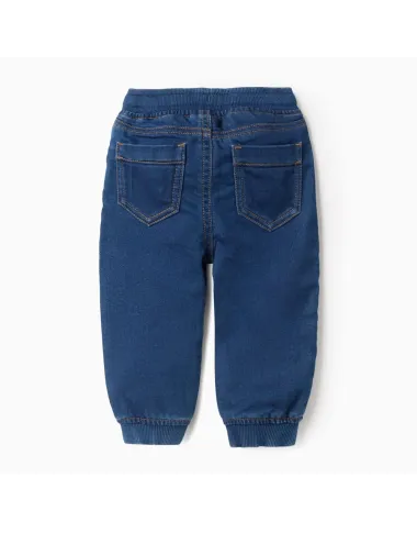 Zilas džinsa bikses zēniem (6/9-24/36 mēneši)