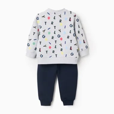 Kostiumėlis berniukams Raidės (6/9-24/36 mėn) - vaizdas iš nugaros