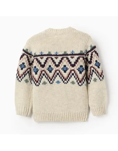 Brūns džemperis zēniem (6/9-24/36 mēneši)