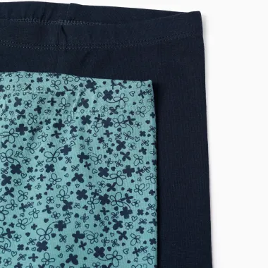 Tamprės mergaitėms, 2vnt. (6/9-24/36 mėn) - tamprių audiniai iš arti