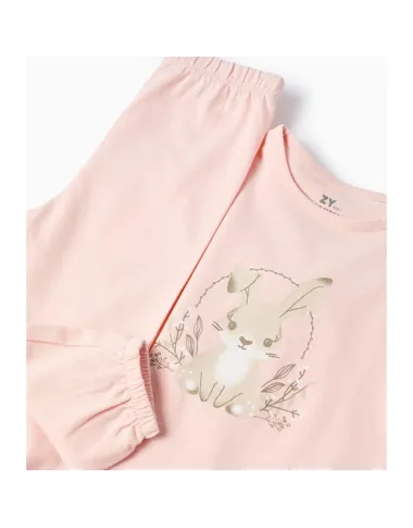 Pižama mergaitėms Zuikutis (6/9-24/36 mėn) - vaizdas iš priekio