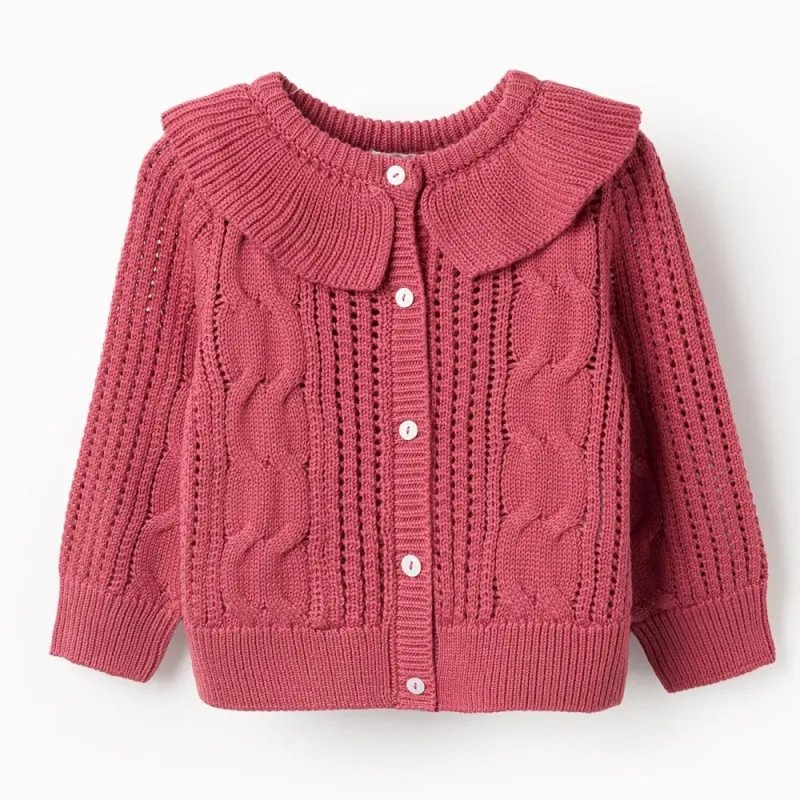Rozā džemperis meitenei (6/9-24/36 mēneši)