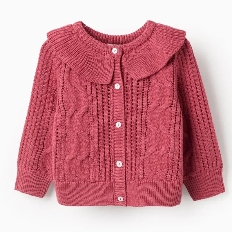 Rozā džemperis meitenei (6/9-24/36 mēneši)