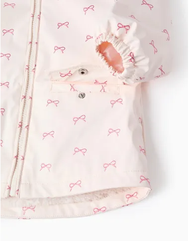 Rozā lietus jaka Kaspinėliai (6/9-24/36 mēneši) Rozā lietus jaka Kaspinėliai (6/9-24/36 mēneši)