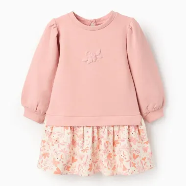 Rozā kleita Butterflies (6/9-24/36 mēneši)