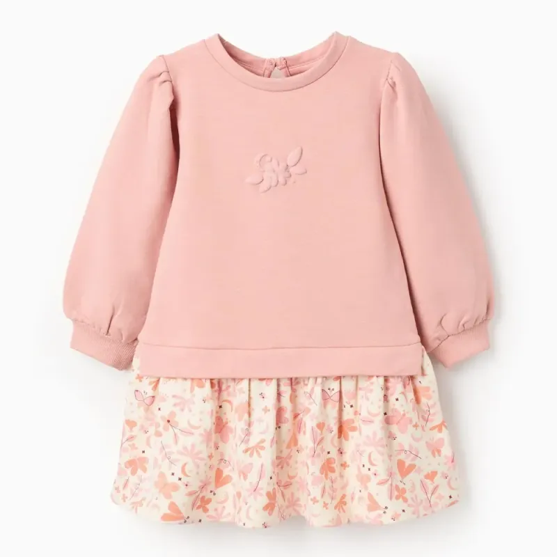 Rozā kleita Butterflies (6/9-24/36 mēneši)