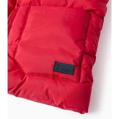 Sarkana bērnu veste (3/4-13/14 m) | Lapute.lt