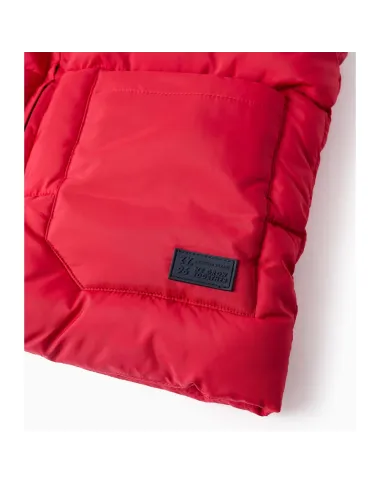 Raudona vaikiška liemenė (3/4-13/14 m) - vaizdas iš priekio