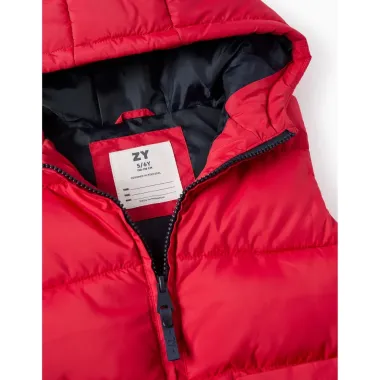 Sarkana bērnu veste (3/4-13/14 m) | Lapute.lt