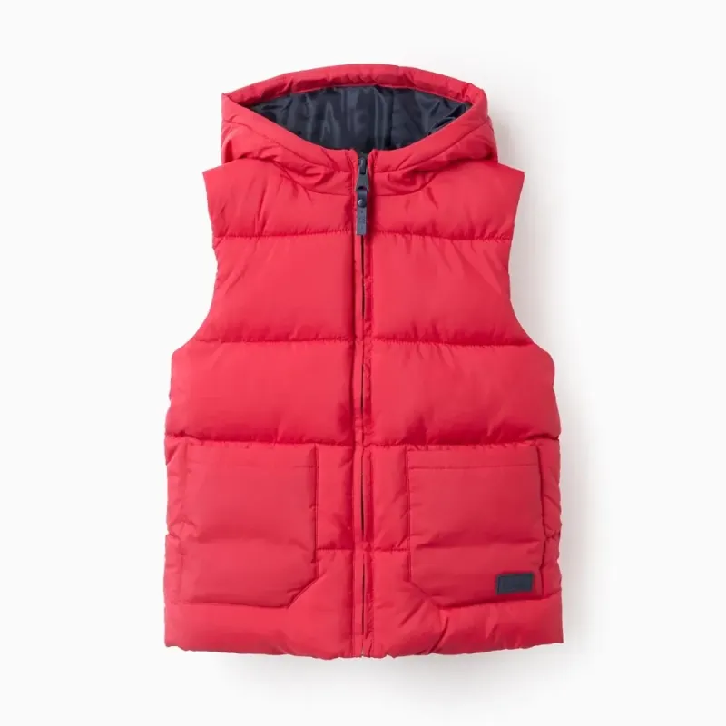 Sarkana bērnu veste (3/4-13/14 m)