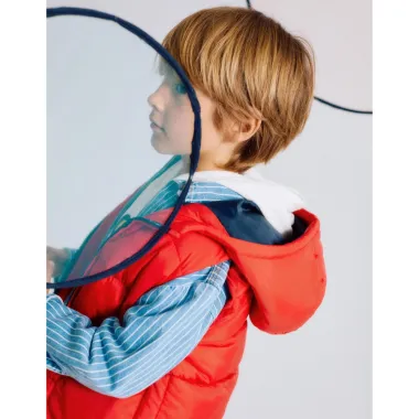 Sarkana bērnu veste (3/4-13/14 m) | Lapute.lt