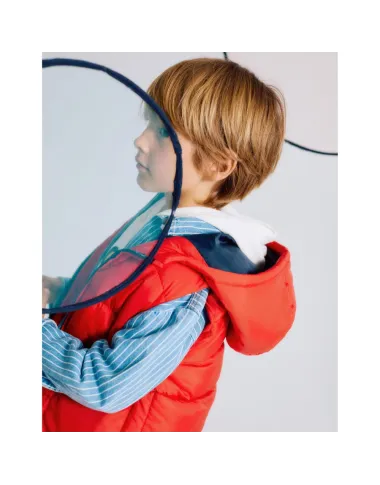 Sarkana bērnu veste (3/4-13/14 m)