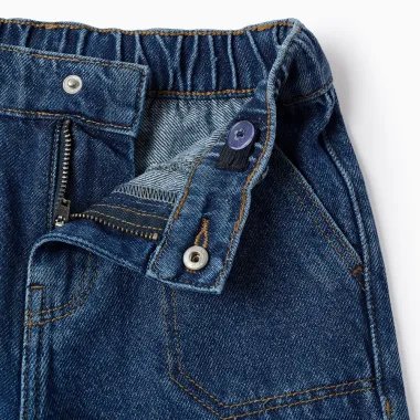 Baggy džinsai berniukams (3/4-13/14) - juosmens užsegimas iš arti