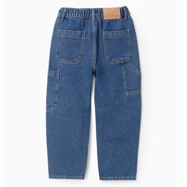 Baggy džinsai berniukams (3/4-13/14) - vaizdas iš nugaros