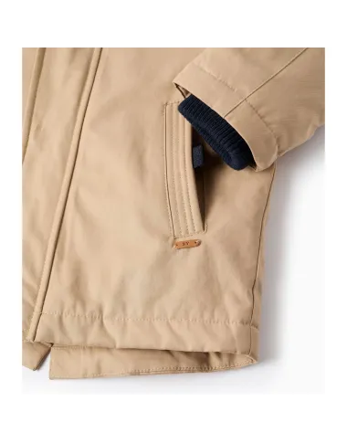 Brūna zēnu jaka ar siltinājumu (3/4-13/14 m)