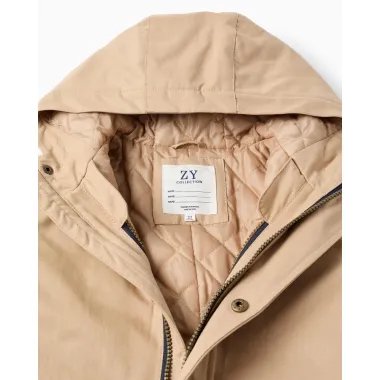 Brūna zēnu jaka ar siltinājumu (3/4-13/14 m) | Lapute.lt