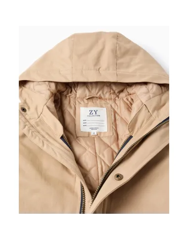 Brūna zēnu jaka ar siltinājumu (3/4-13/14 m)