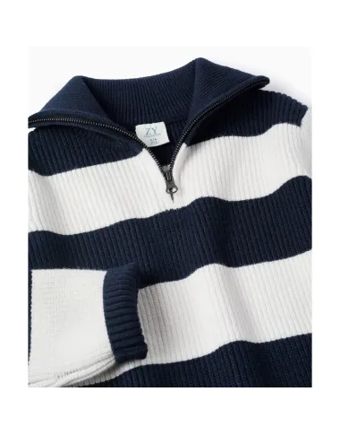 Svītrains džemperis zēniem (3/4-13/14)