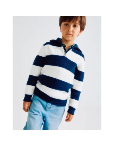 Svītrains džemperis zēniem (3/4-13/14)