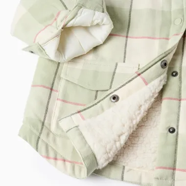 Languotas švarkelis mergaitėms (3/4-13/14) - užsegimo spaudėmis vaizdas iš arti