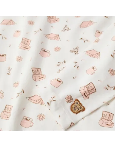 Vaikiška pižama Kempingas (3/4-11/12 m) - vaizdas iš priekio