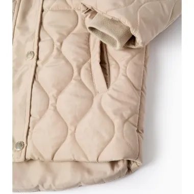 Brūna izolēta jaka (3/4-13/14) | Lapute.lt