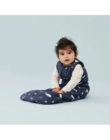ergoPouch Swaddle miegmaišis 1.0TOG (3-12 mėn.) - tamsiai mėlyno vaizdas iš priekio