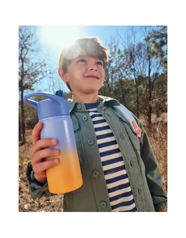 Termo gertuvė vaikams Ombre Blue Wander, 450 ml - vaizdas baltame fone