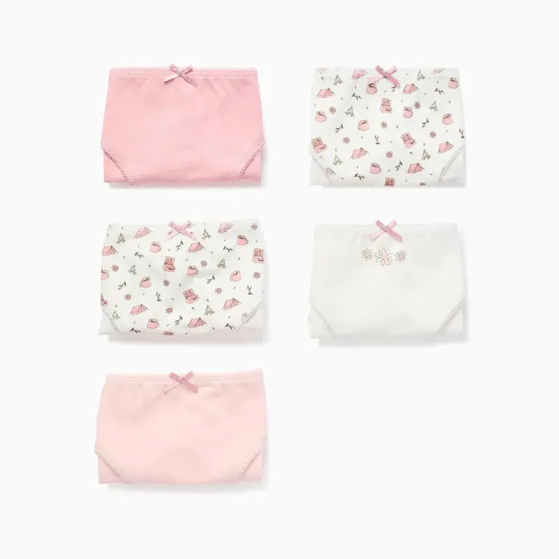 Meiteņu biksītes, 5 gab. (2/3-10/12)