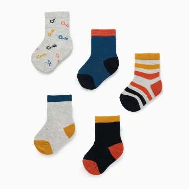 Bērnu zeķu komplekts Key, 5 gab. (11/14-19/22)