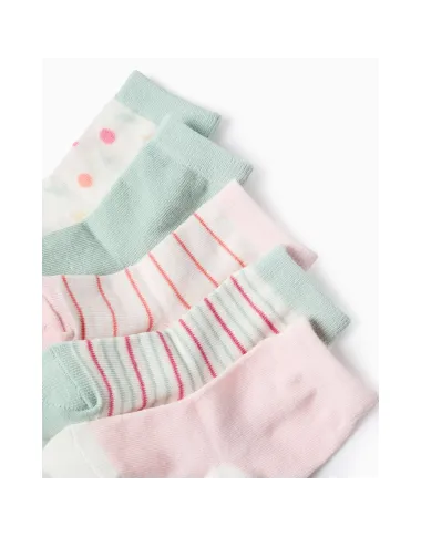 Kojinių rinkinys mergaitei, 5 vnt. (15/18-19/22) - visos išdėliotos atskirai