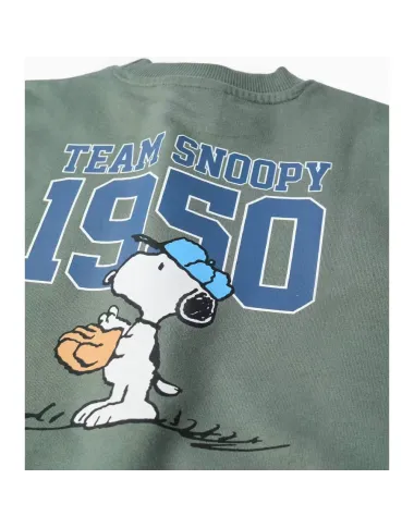 Žalias medvilninis džemperis Snoopy (6/9-24/36 mėn) - vaizdas iš priekio Žalias medvilninis džemperis Snoopy (6/9-24/36 mėn) - vaizdas iš priekio
