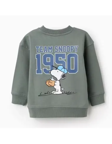 Zaļš kokvilnas džemperis Snūpijs (6/9-24/36 mēn) Zaļš kokvilnas džemperis Snūpijs (6/9-24/36 mēn)