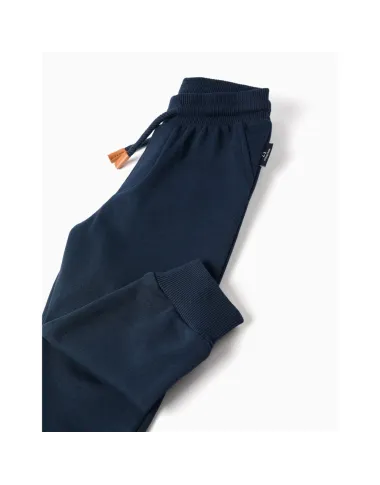 Tamsiai mėlynos kelnės (6/9-24/36 mėn) - vaizdas iš priekio